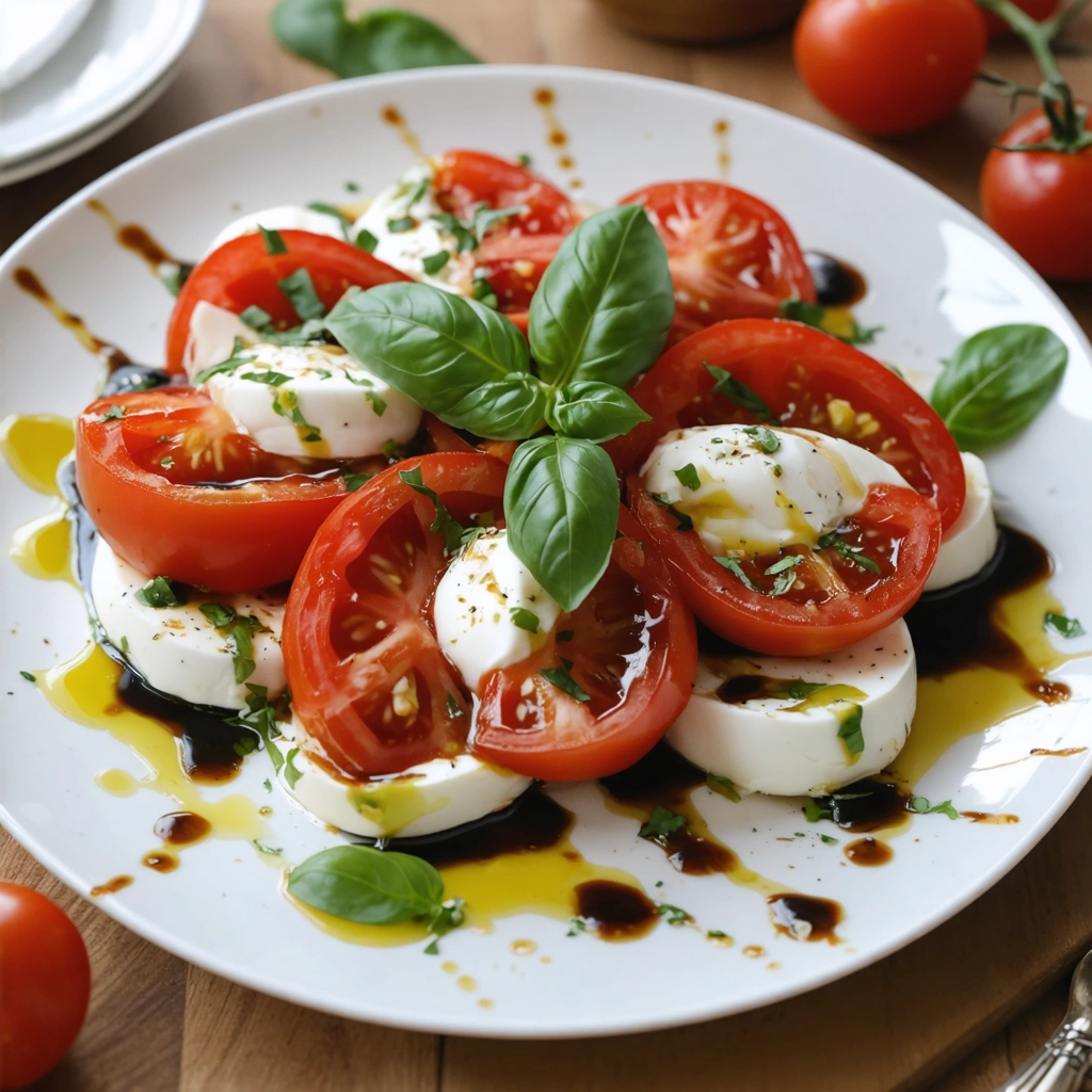 Tomat- och mozzarellasallad