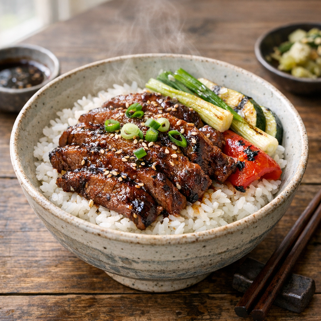 Yakiniku med ris