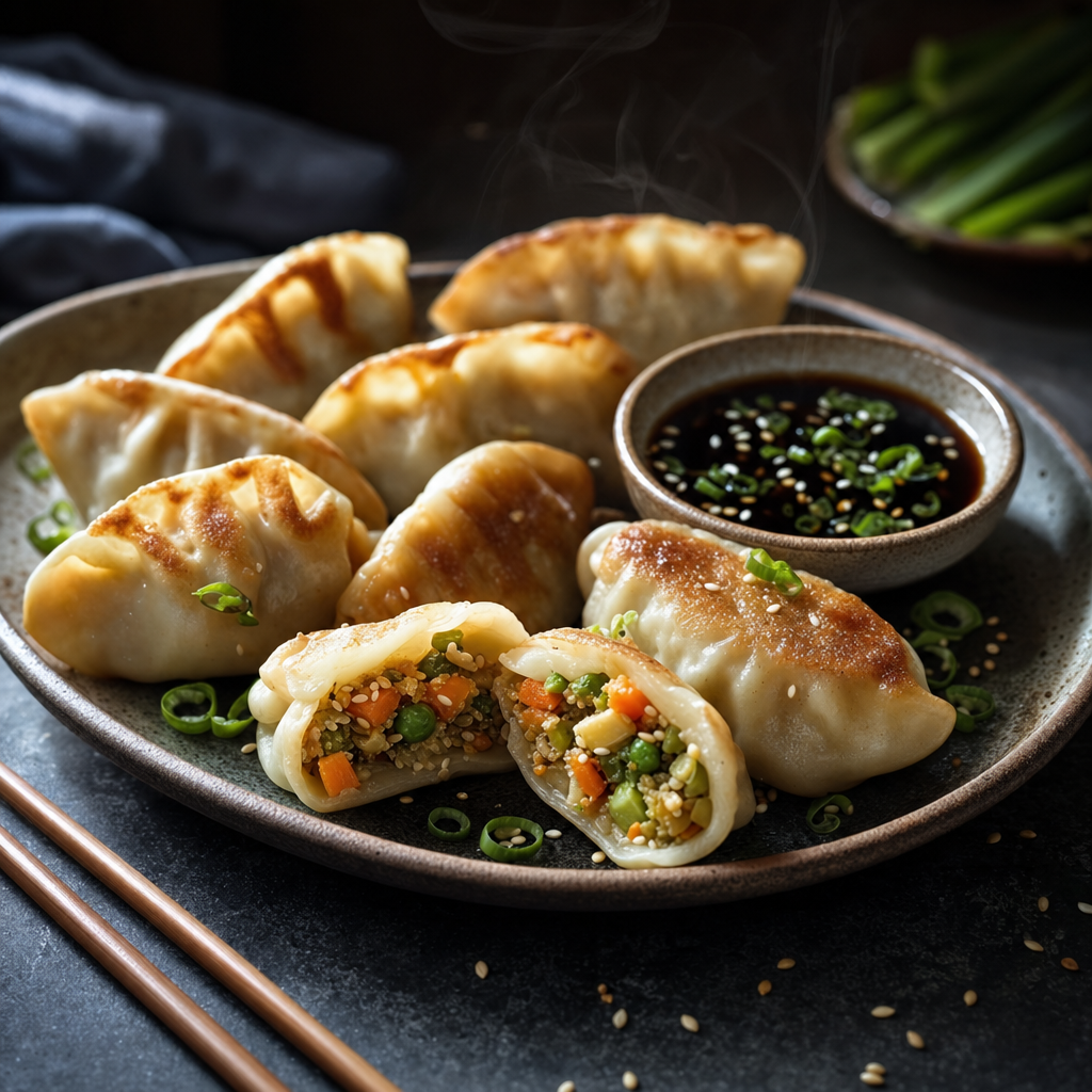 Vegetariska Dumplings