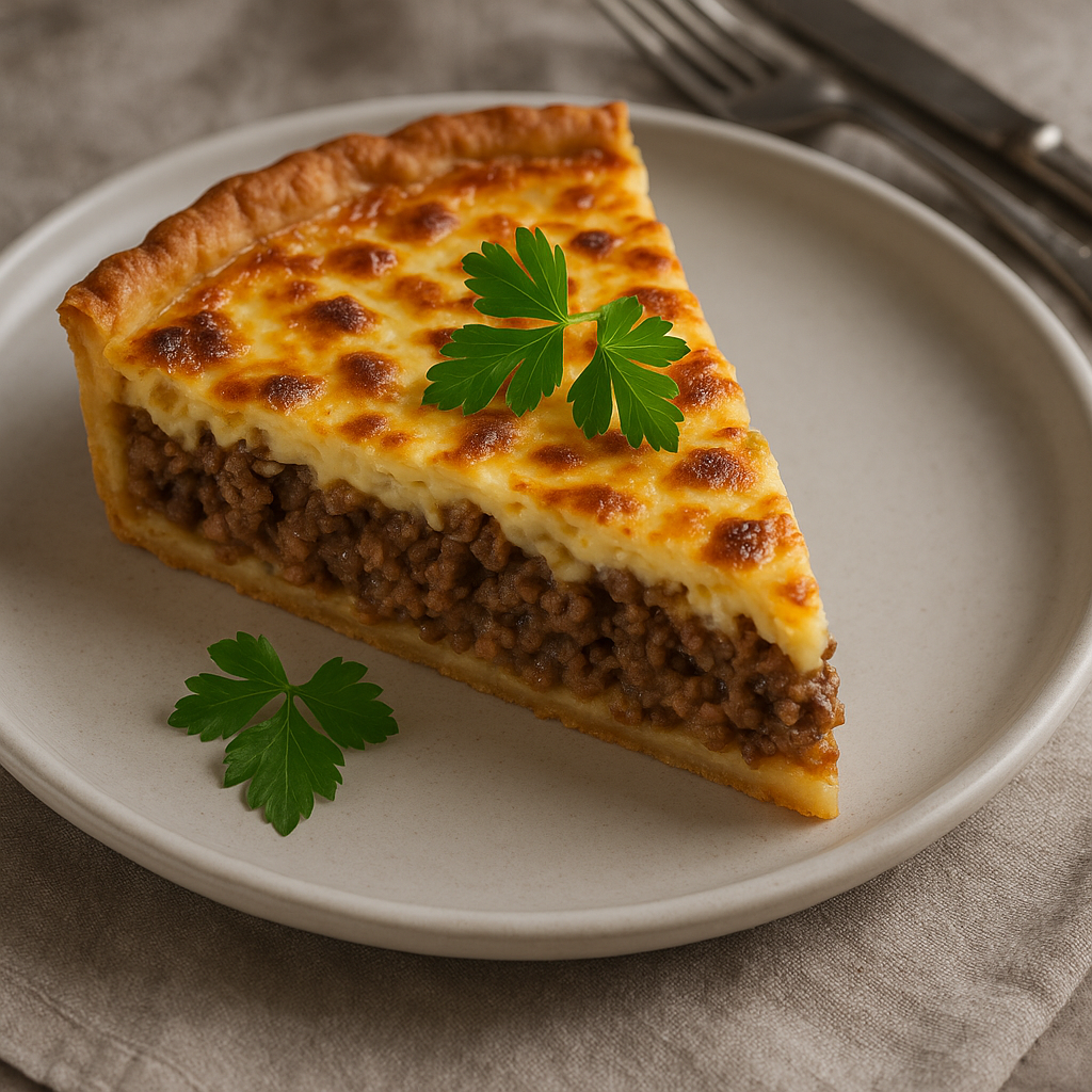 Paj med köttfärs